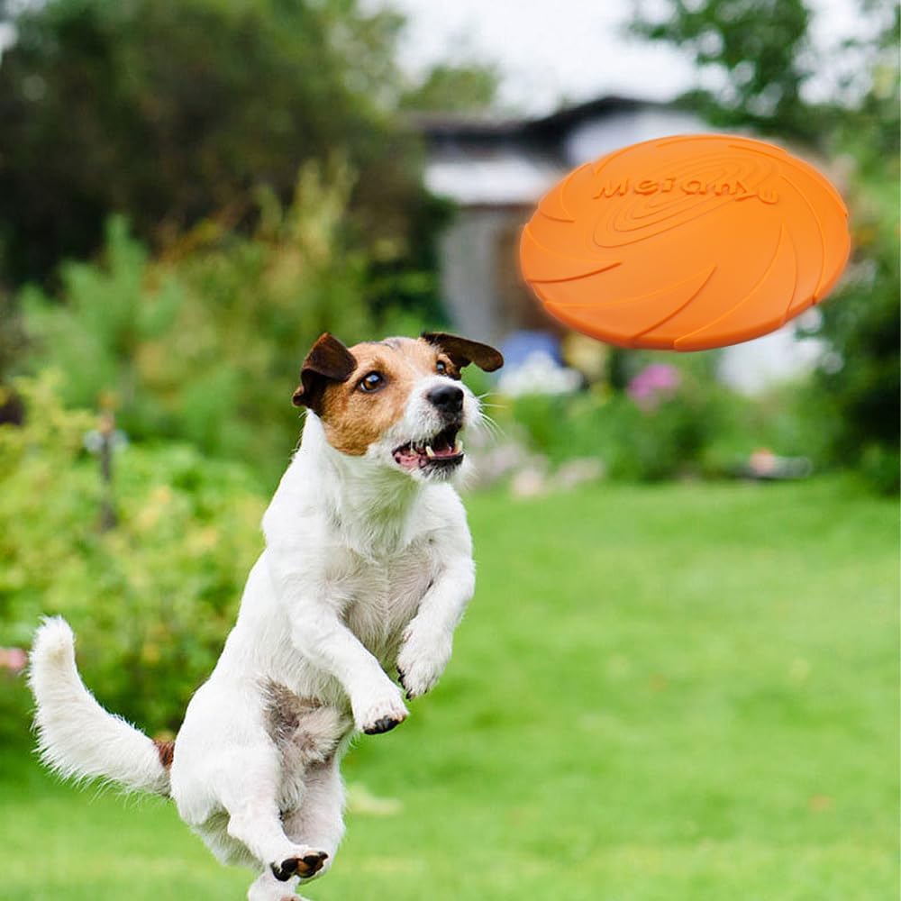 Frisbee Chien - FlyingDiscToys™ - Orange - Toutou Joyeux