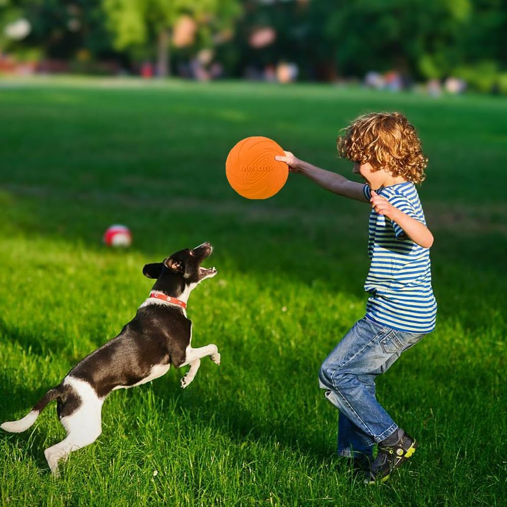 Frisbee Chien - FlyingDiscToys™ - Orange - Toutou Joyeux